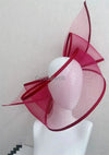 White Net Wedding Fascinator Elegant Hat Women Kentucky Derby Race Headpiece Fashion Party Mesh Chapeau Cap For Ladies Event
