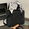 Small And Niche High-End Daifei Handbag For Women 2024 Fashionable New Diamond Grid Handbag, Single Shoulder Crossbody Bag, Chri