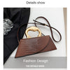 Solid Alligator PU Shoulder and Crossbody Bags Personality Designer Style High Quality Hand Bags for Women 2024 Fashion Hot Sale