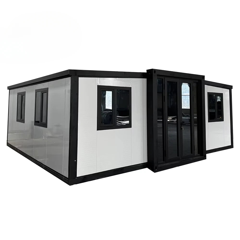 40ft Two Layers Triangle Roof Outdoor Terrace Modern Module Premade Hotel Style Apartment House 20ft Tiny House For Sale