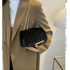 Neon Red Flap Chain Square Bag Velor Leather Fashionable Dating Gift Shoulder & Crossbody Bag With Chain Strap For Women