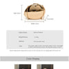 Designer Acrylic Shell Shape Clutch Bag Gold Silver Women Evening Party Bag Cute Shiny Metal Shoulder Crossbody Bags Small Purse