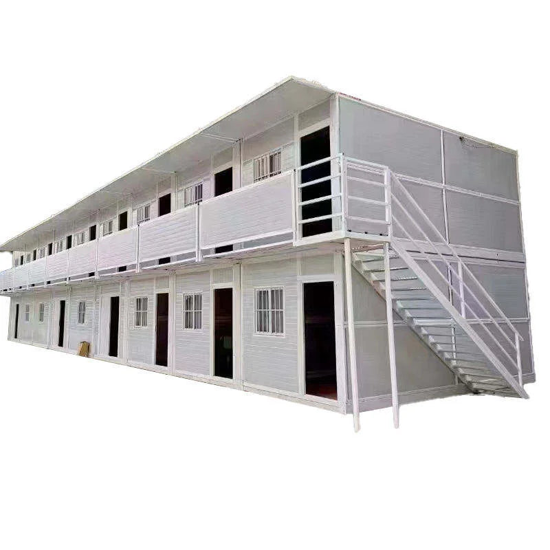 40ft Two Layers Triangle Roof Outdoor Terrace Modern Module Premade Hotel Style Apartment House 20ft Tiny House For Sale