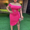 Elegant Party Dresses For Women 2025 Spring Summer Short Sleeve Bodycon Robe African Wedding Prom Evening Dress Ladies Clothing