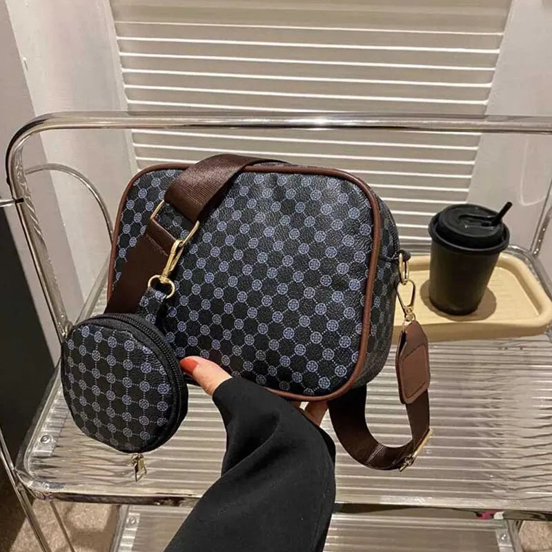 Vintage Fashion Handle Handbag Women Solid Soft PU Leather Women Shoulder Bag New Casual Designer Women Crossbody Tote Bag