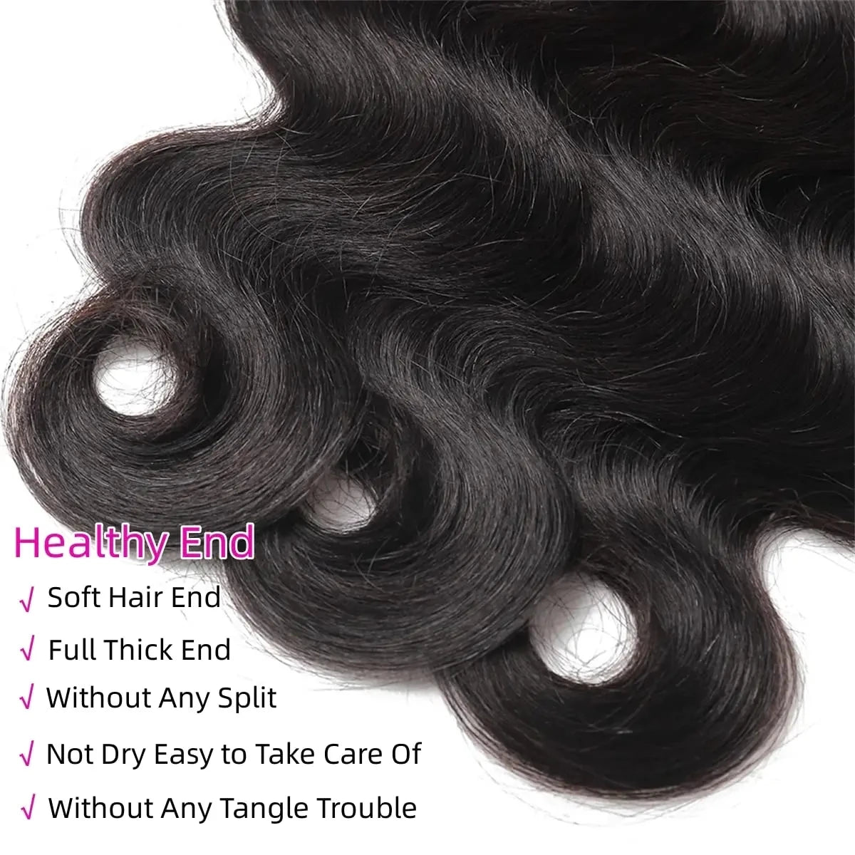 12A Brazilian Body Wave Bundles 100% Unprocessed Virgin Hair Body Wave 3 Bundles Human Hair Weave Bundles Deals Natural Black