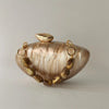 Shell Brand Pearl Brown Marble Acrylic Box Clutches Evening Bag Wedding Party  Female Mini Purse Evening Female Bridal Handbag