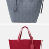 CH Classic Models of Women's Shoulder Bag Solid Color Fashionable Versatile Large-capacity Handbag Elegant Shopping Ladies Bag