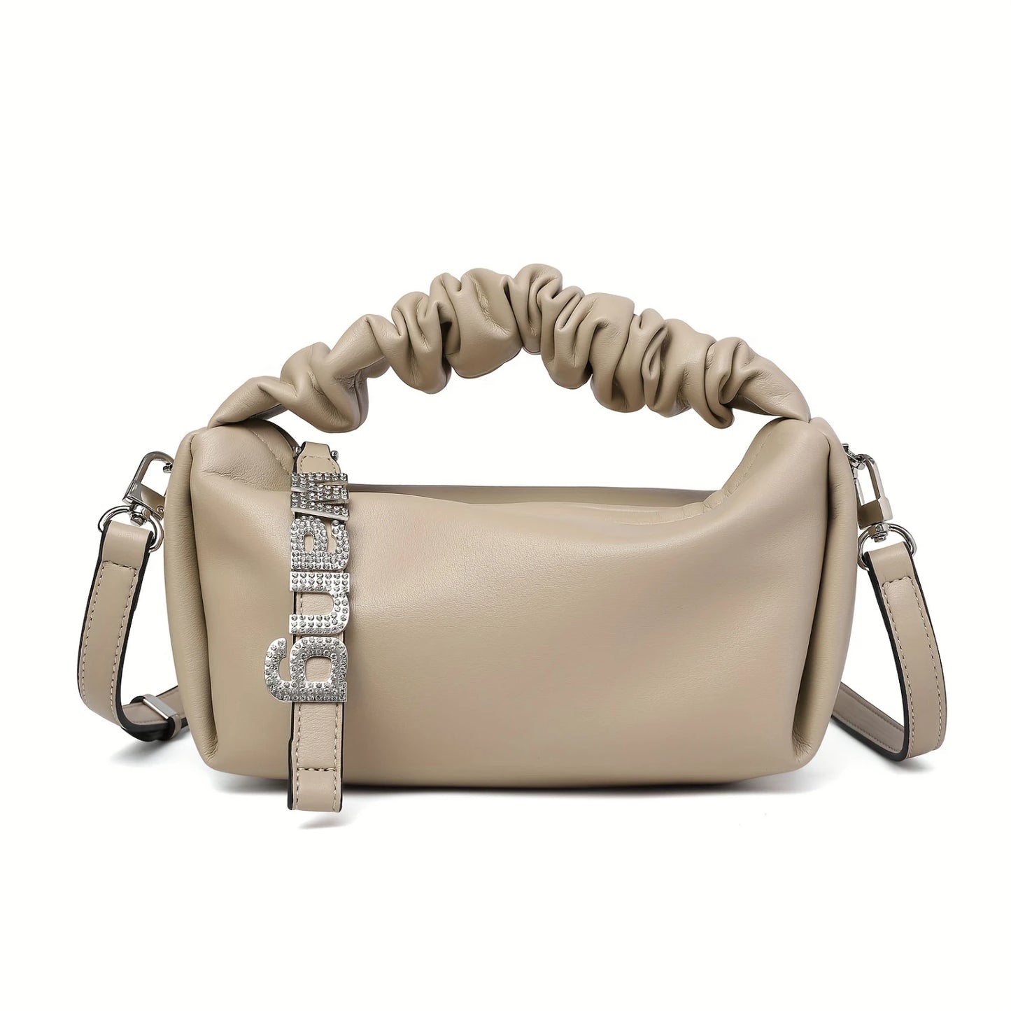 Small Designer Cloud Pouch Bag for Women, Soft Crossbody Purse