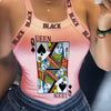 Fashion Women's Sexy Sling Print T-Shirt Small Vest Top Summer Casual Cool Sleeveless Top