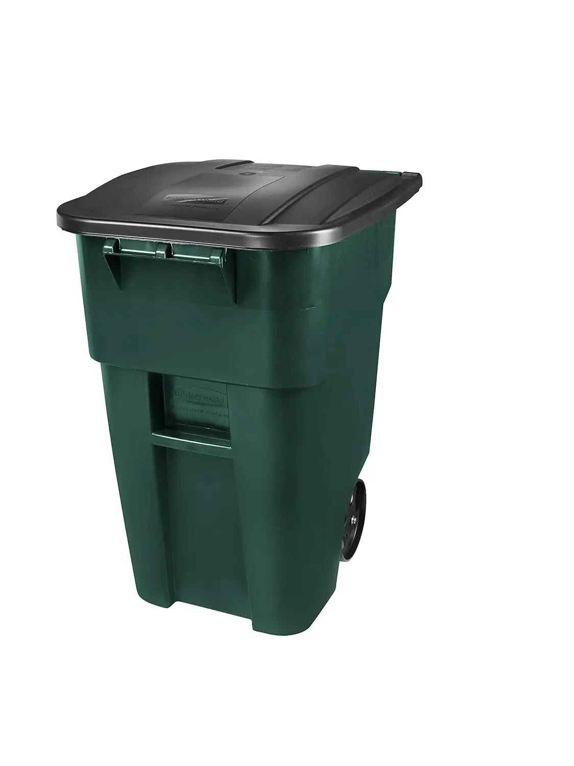 Commercial Products BRUTE Rollout Trash/Garbage CanBin with Wheels 50GAL Blu  for Restaurants Hospitals Offices Back of Hous