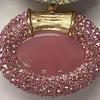 XIYUAN Oval Shaped Crystals Evening Clutch Bags Women Boutique Diamond Clutch Purses And Handbags Bridal Wedding Gem Phone Purse
