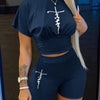 2022 Summer Women's Casual Fashionraglan Sleeve Tie Dye Top + Pants Two Piece Camo Pants Leopard Print Tow Piece Set Ladies Suit