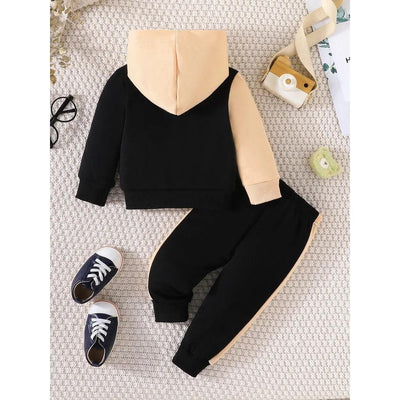Clothing Set For Kid Unisex Girls Boy 3 -24 Months Cute Letter Long Sleeve Hoodie Tee Long Pants Outfit for Newborn Baby Girls - MAGUSTA BEAUTY