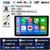 Android 14 Carplay Auto For Toyota Raize 1 2019 - 2023 For Daihatsu Rocky 2 2019 - 2021 Car Radio Multimedia Video Player GPS 4G
