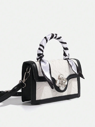 Retro Square Mini Bag Unique Design Multi-Match Crossbody Bag For Women Casual Tote Handbag For Commuting