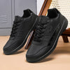 NKLSA New Men's Shoes Spring Autumn Waterproof Walking Sneakers Casual Men Leather Sneakers Non-Slip Shoes Mens Tennis Shoes