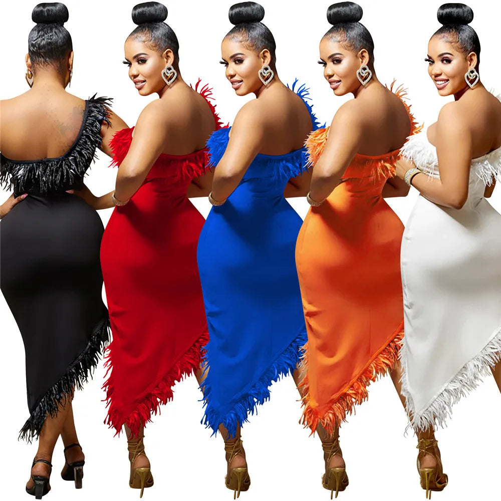 Wmstar Party Christmas Dresses Women's Clothing Bodycon Sweet Sexy Party Dress Summer Holiday Wholesale Bulk Lot Dropshipping