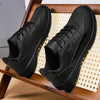 NKLSA New Men's Shoes Spring Autumn Waterproof Walking Sneakers Casual Men Leather Sneakers Non-Slip Shoes Mens Tennis Shoes