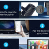 Universal Portable Carplay for Car Screen, Wireless Carplay Screen Wireless Car Stereo with Carplay Android Auto, Car Touchscree