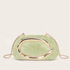 Women Acrylic Clutch Box Handbag Metal Handle Evening Bag Trendy Ladies Shoulder Crossbody Purse for Wedding Prom Cocktail Party