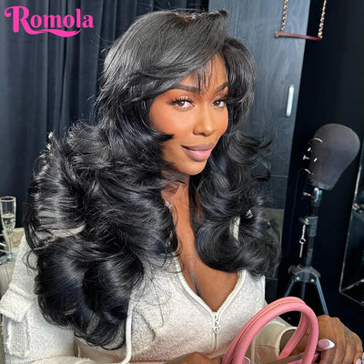 Body Wave Human Hair Wigs 30 40 Inch Lace Front Human Hair Wig Transparent 13x4 13x6 Hd Lace Frontal Wig Pre Plucked Hd Lace Wig