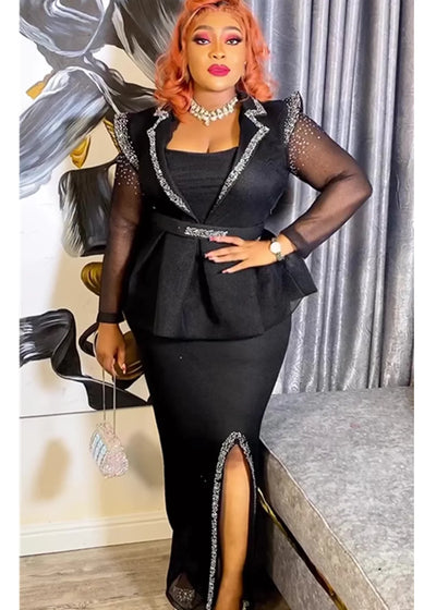 Elegant African Dresses for Women 2025 New Africa Clothing Plus Size Turkey Wedding Party Long Dress Dashiki Ankara Outfits Robe