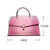 Crocodile Pattern Leather Women's Handbags Luxury Fashion Lady Shell Shoulder Crossbody Bag Top Handle Messenger Bags