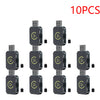 1-10PCS 2 in 1 Wireless CarPlay Android Auto Adapter Wired to Wireless Plug&Play CarPlay Mini Car Ai Box for Audi Toyota VW Peug