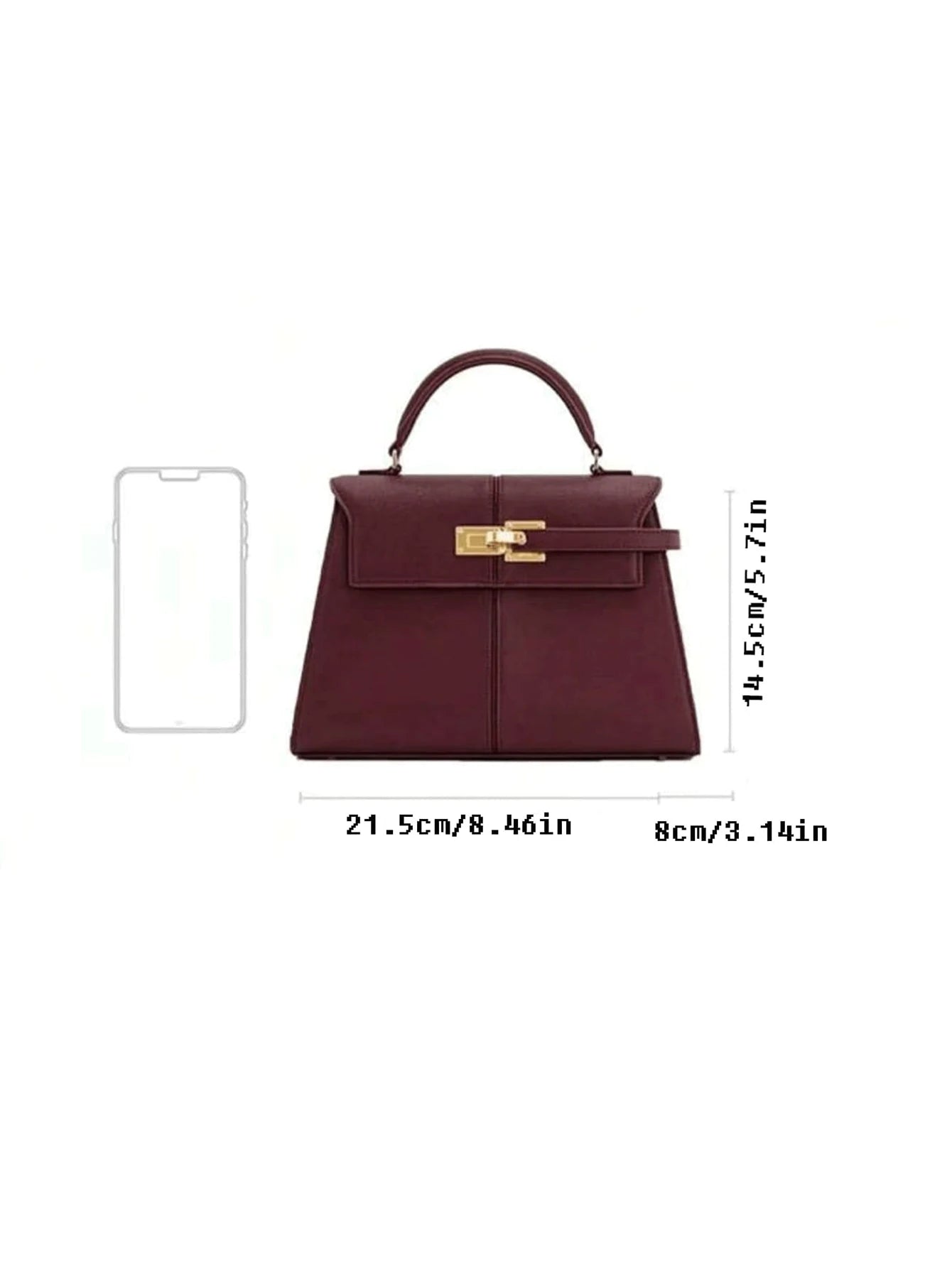 Fashion classicsolid color pu waterproof fabric, diamond lattice splicing design chain square bag, twist lock opening and closin