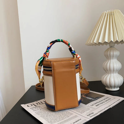 Bucket bag female new 2023 fashion cross-body niche cylinder one-shoulder portable