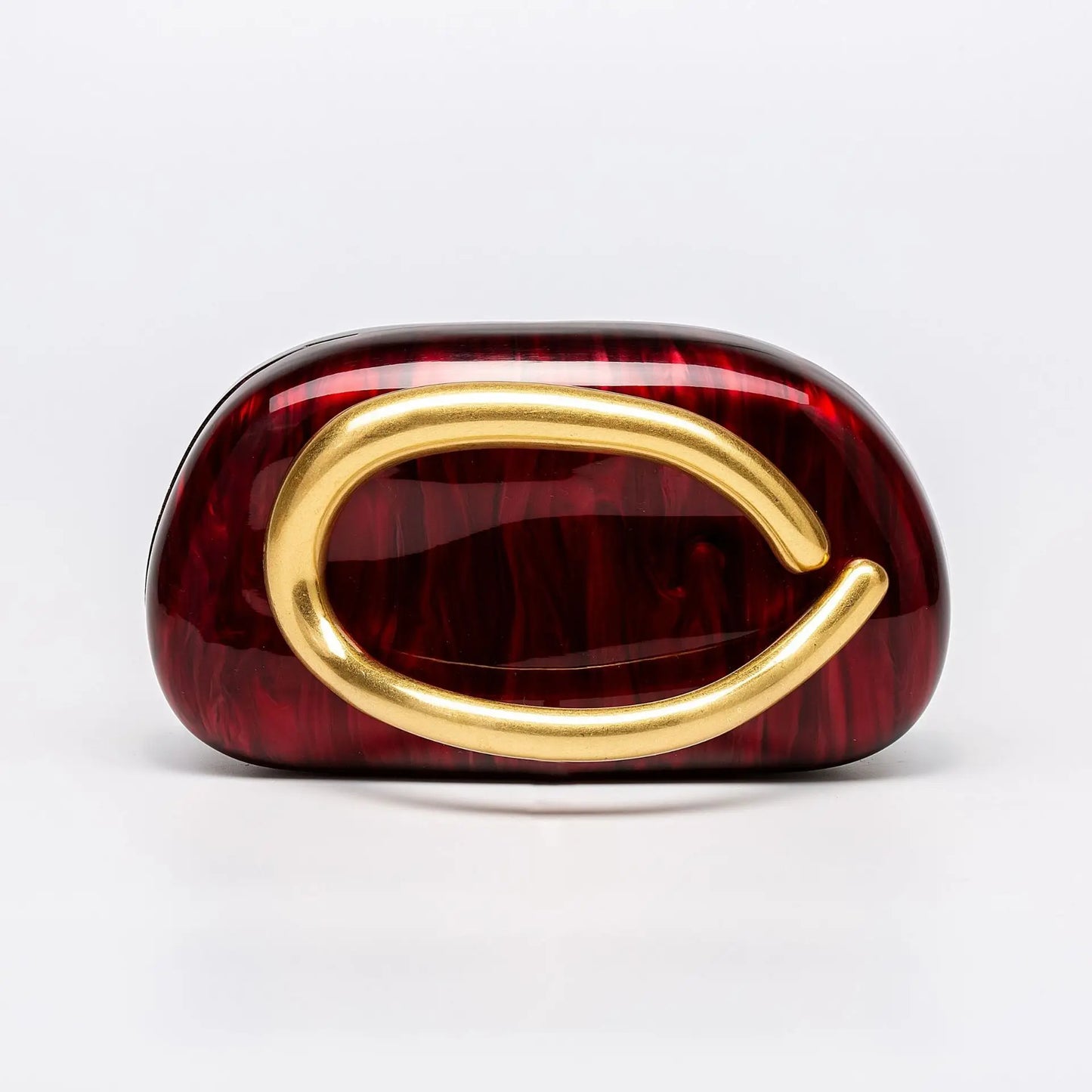 Women Acrylic Clutch Box Handbag Metal Handle Evening Bag Trendy Ladies Shoulder Crossbody Purse for Wedding Prom Cocktail Party