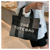 New Fashion Women's Tote Bag Trend Brand Denim Embroidery Crossbody Bag Classic Elegant Shoulder Bag Designer Luxury Handbag
