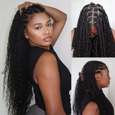QVR Afro Kinky Bulk Human Hair Extensions 10"-22" 50Gram/pc Bigger Afro Kinky Bulk For Braiding DreadLock Natural Color