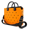 EVA Large Leather Shoulder Bag Handbag Tote Bag Storage for Women Casual Waterproof Beach Bag Hole Fit Charm Fashion Storage Bag
