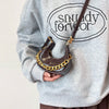 Fashionable Small Handbag, Minimalist Stylish Texture Elegant Style Shoulder Bag, New Casual 	Top Handle Bag For Women