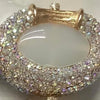 XIYUAN Oval Shaped Crystals Evening Clutch Bags Women Boutique Diamond Clutch Purses And Handbags Bridal Wedding Gem Phone Purse