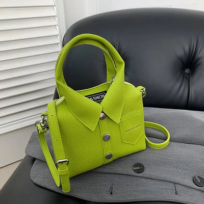 PU Square Compact Shoulder and Crossbody Bags Zipper Unique Design High Quality Hand Bags for Women 2025 Designer Style Bolso