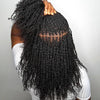 QVR Afro Kinky Bulk Human Hair Extensions 10"-22" 50Gram/pc Bigger Afro Kinky Bulk For Braiding DreadLock Natural Color