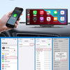 10.26'' Dash Cam 4K Car Mirror Video Player Wireless Carplay Android Auto GPS Car Monitor Multimedia Rearview Camera Dashboard