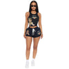 kliou Cross buckle Hip Skirts Women Casual High Waist Skinny Solid All-matched Mini Bottoms Concise Girls Trend Basic Streetwear