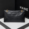 New Xiaoxiangfeng Ling grid chain genuine leather Ling grid bag armpit diagonal cross bag