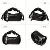 Small Designer Cloud Pouch Bag for Women, Soft Crossbody Purse