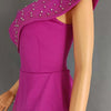 High Waist Strapless Jumpsuit Rivet Collar Lady Evening and Party Tube Top Jumpsuit for Women Elegant Sexy Birthday Jumpsuit