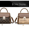 Bags for Women, Printed Fashionable Hand-Held Locks, Commuting Small Square Bag, Fashionable and Versatile Shoulder Crossbody Ba