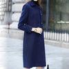 New Fashion British Solid Button Wool Coat Women Long Sleeve Jackets Woman Elegant Pocket Slim Outfit Mujer - MAGUSTA BEAUTY