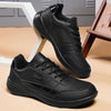 NKLSA New Men's Shoes Spring Autumn Waterproof Walking Sneakers Casual Men Leather Sneakers Non-Slip Shoes Mens Tennis Shoes