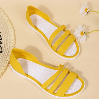 2025 High Quality Shoes Female Cover Heel Women's Sandals Outdoor Casual Sandals Women Round Toe Low Heel Open Toe Shoes Women