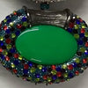 XIYUAN Oval Shaped Crystals Evening Clutch Bags Women Boutique Diamond Clutch Purses And Handbags Bridal Wedding Gem Phone Purse