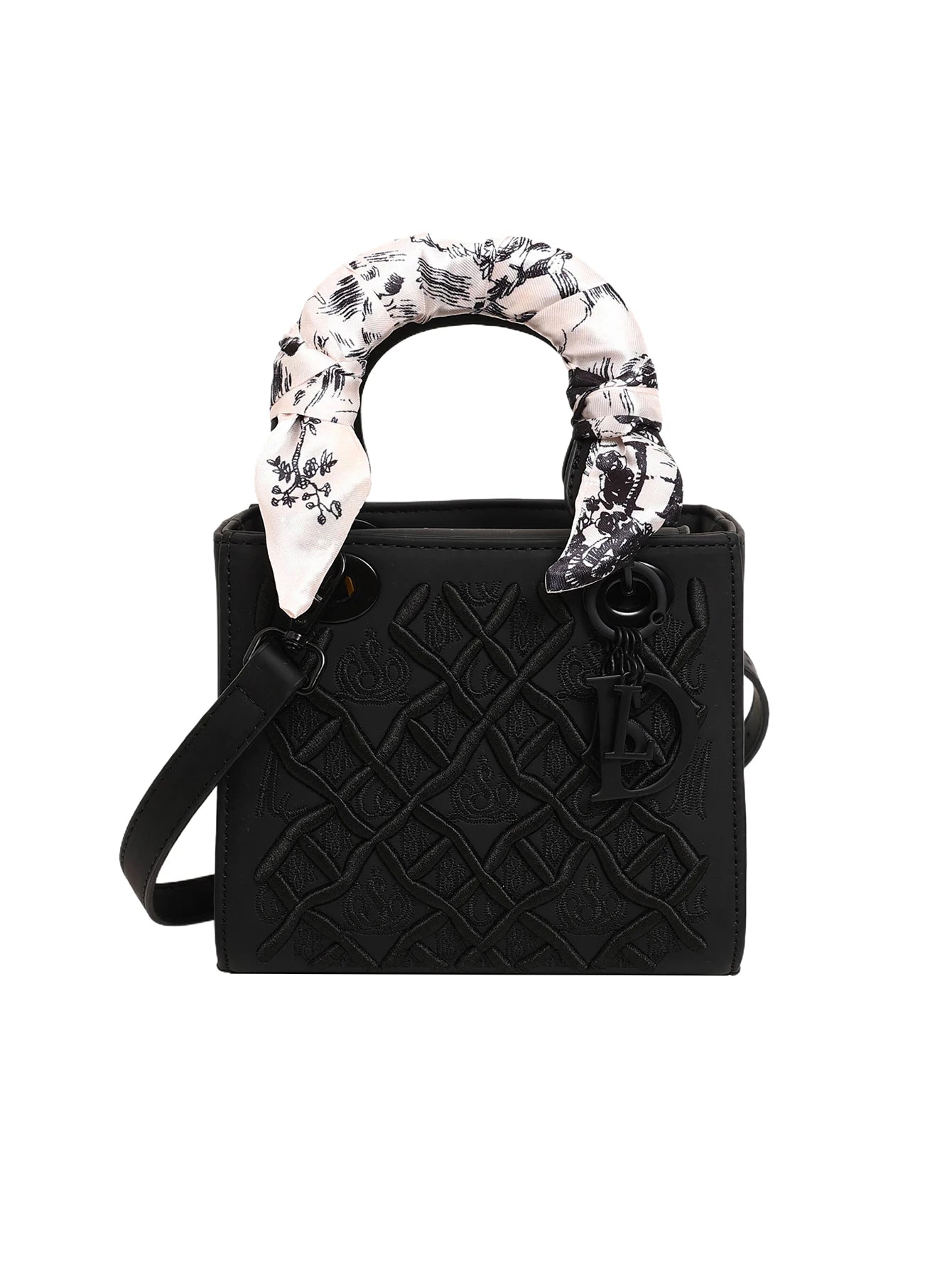 Small And Niche High-End Daifei Handbag For Women 2024 Fashionable New Diamond Grid Handbag, Single Shoulder Crossbody Bag, Chri